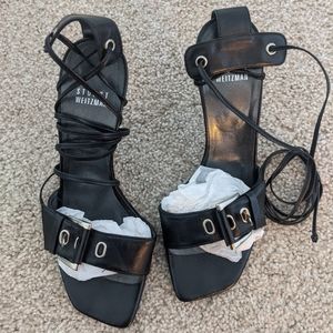 Black strappy sandals